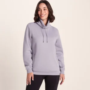 Clearance TOG24 Abigail Womens Funnel Neck Sweat Lavender Grey