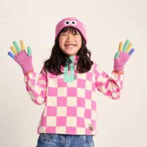 Outlet TOG24 Adal Kids Shaun The Sheep Knit Gloves Piglet Pink