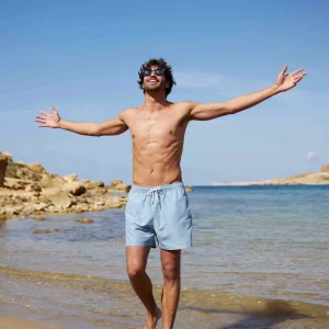 New TOG24 Adler Mens Shorts | Blue Shorts For Men | Pale Blue