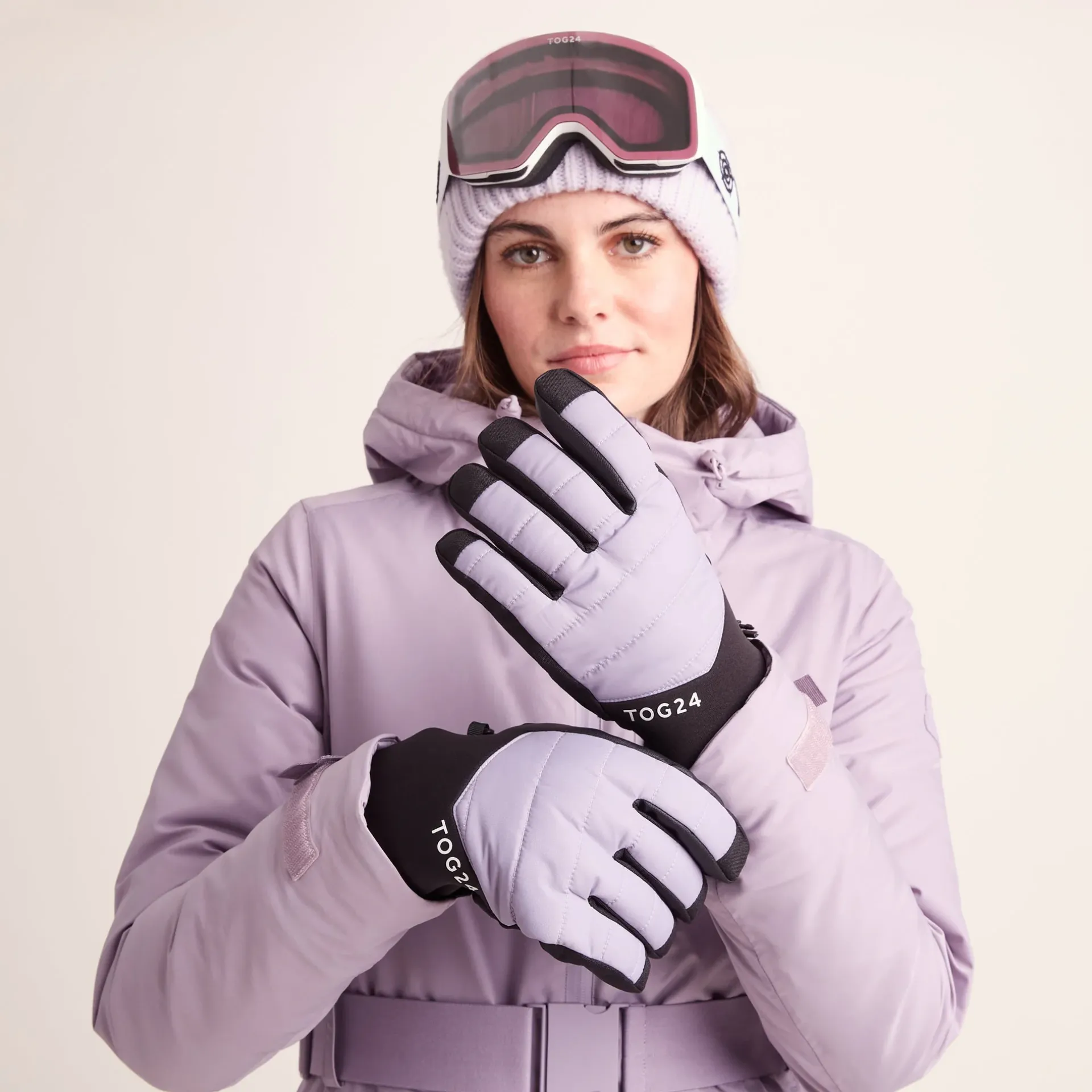 adventure-ski-gloves-lavender-RkfJHsLB-0.webp Sale TOG24 Adventure Ski Gloves Lavender Grey
