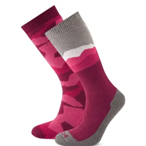 Clearance TOG24 Aleko Womens Ski Socks Raspberry