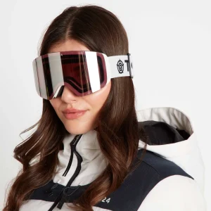 New TOG24 Arosa Goggles Matt White/Vermillion