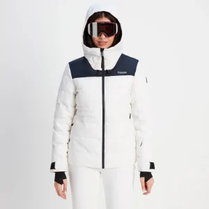 New TOG24 Arosa Goggles Matt White/Vermillion