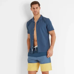 Sale TOG24 Bendon Mens Shorts Inky Blue/Blue Dolphin/Sunflower