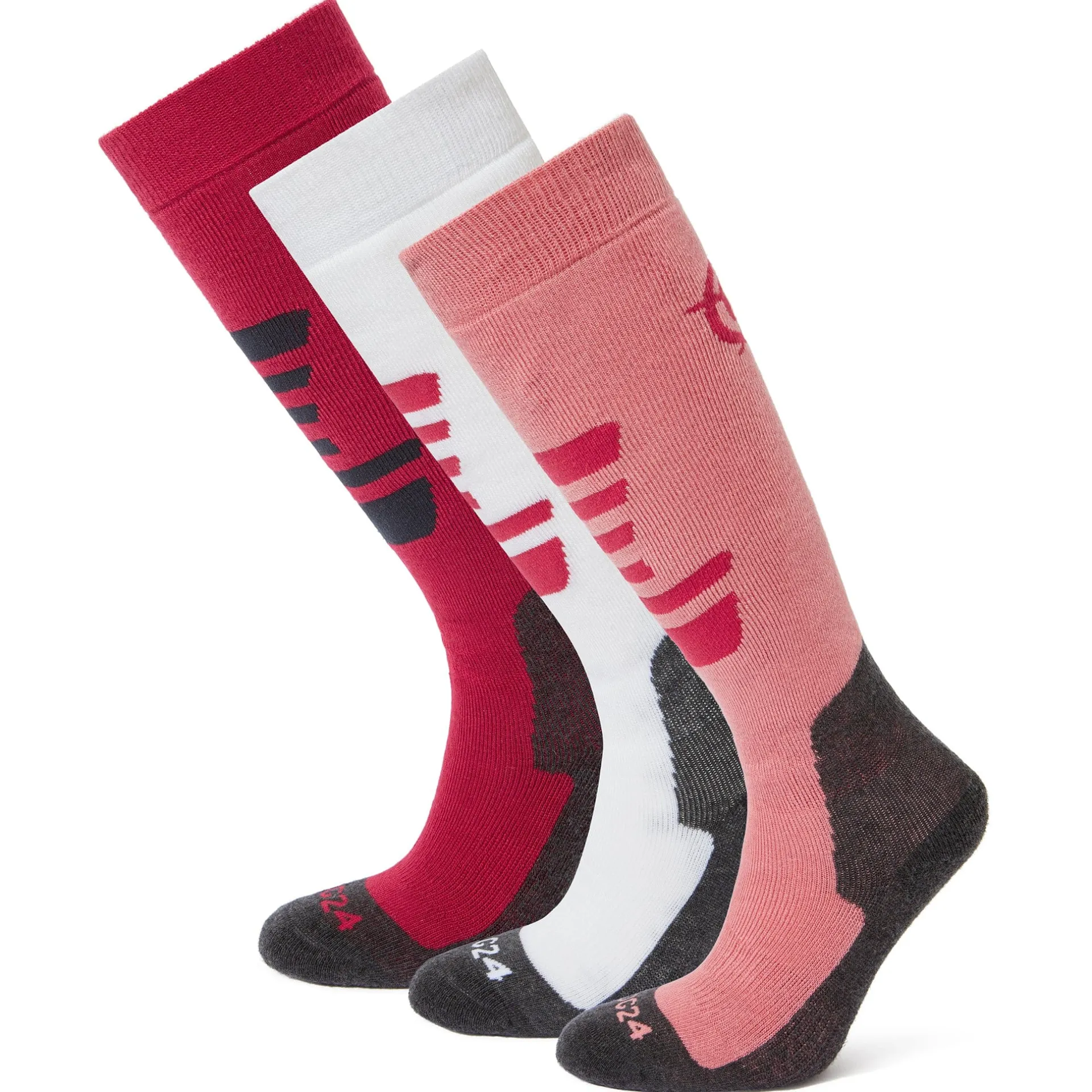 bergenz-3-pack-dark-pink-ski-s-TxgJlSVi-0.webp Discount TOG24 Bergenz 3 Pack Dark Pink Ski Socks | Ski Socks For Kids | Dark Pink/Playful Pink/Optic White