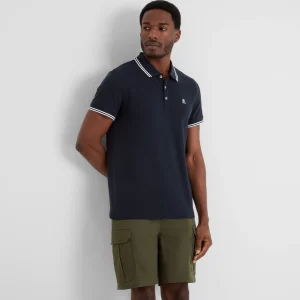 Online TOG24 Biston Mens Polo Shirt Dark Indigo