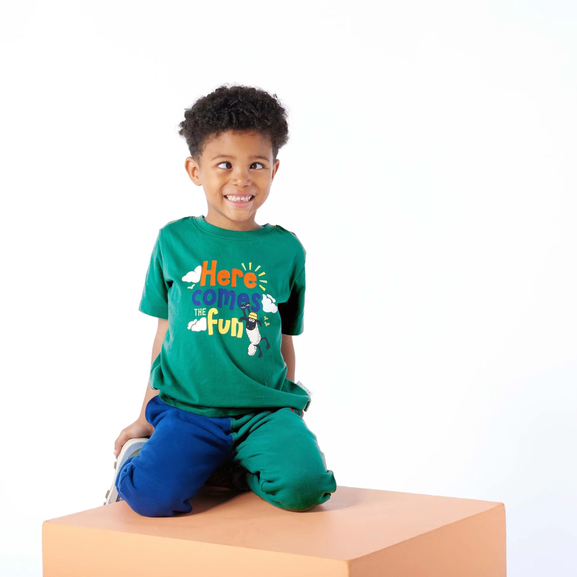 boreray-kids-shaun-the-sheep-t-CgRBwyZT-1.webp Outlet TOG24 Boreray Kids Shaun The Sheep T-Shirt Jungle Green