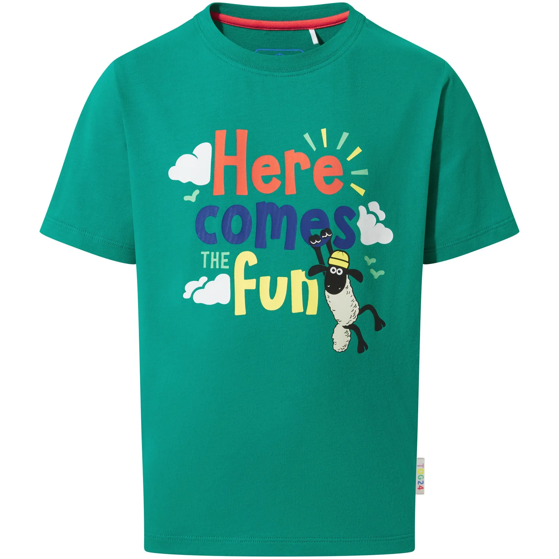 boreray-kids-shaun-the-sheep-t-CgRBwyZT-5.webp Outlet TOG24 Boreray Kids Shaun The Sheep T-Shirt Jungle Green
