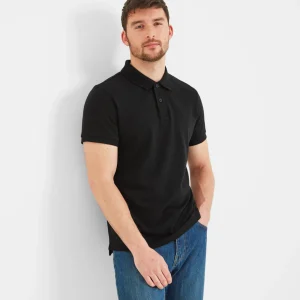 Fashion TOG24 Bower Mens Polo Shirt In | Bower Polo Shirt | Black