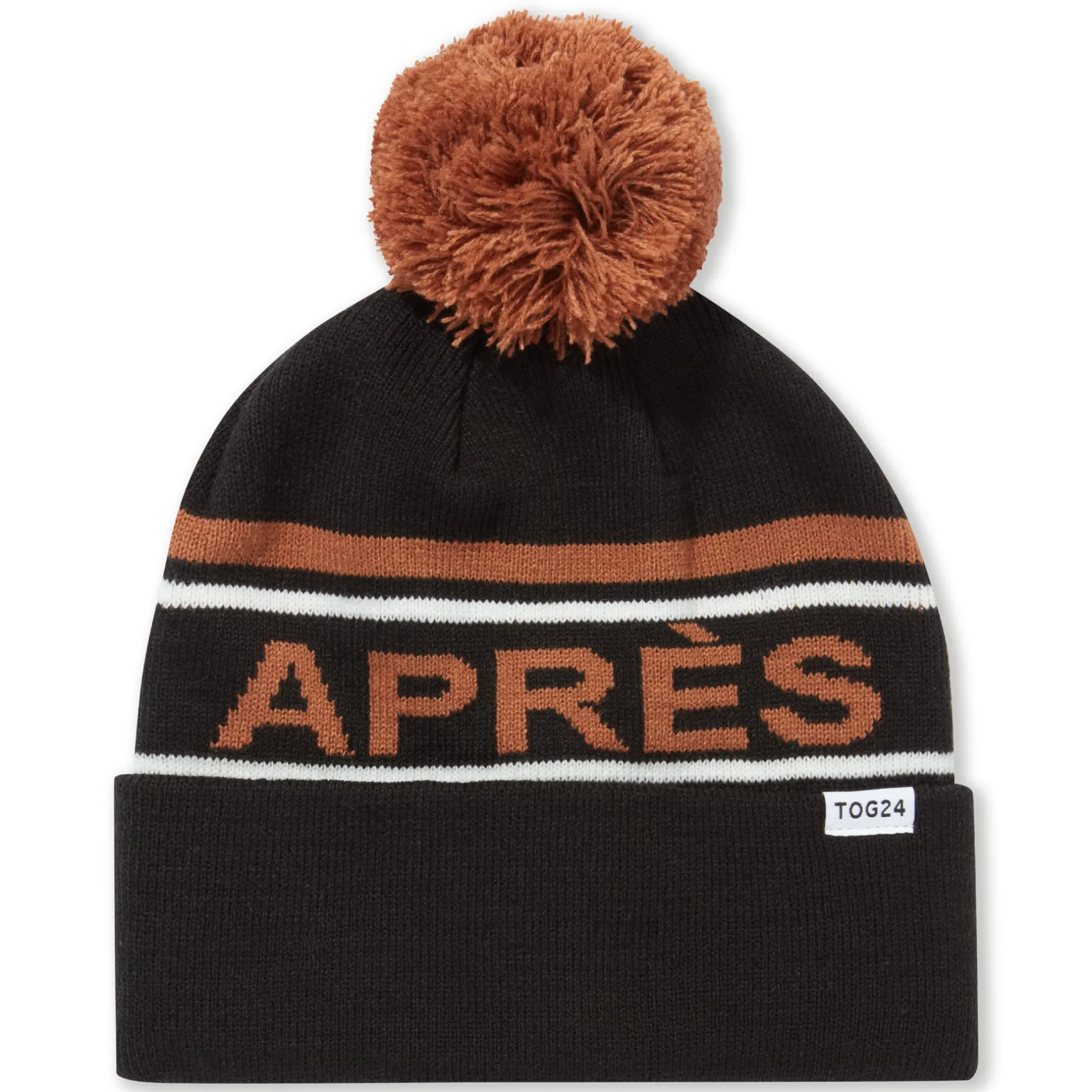 brixen-knit-hat-in-black-bobb-PMPHFrXQ-1.webp Sale TOG24 Brixen Knit Hat In | Bobble Hat | Black