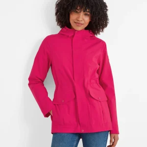 Discount TOG24 Burradon Women's Waterproof Jacket In | Magenta Pink