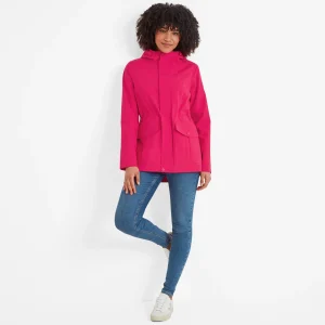Discount TOG24 Burradon Women's Waterproof Jacket In | Magenta Pink