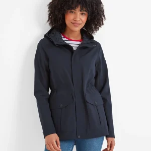 Outlet TOG24 Burradon Women's Waterproof Jacket In | Dark Indigo