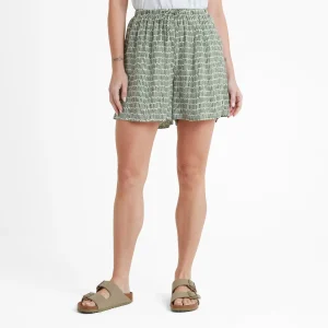 Outlet TOG24 Callie Womens Shorts Green Dash Print