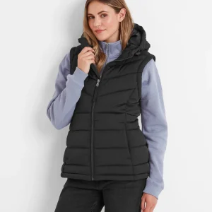 Outlet TOG24 Calvo Womens Padded Gilet Black