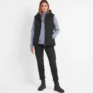 Outlet TOG24 Calvo Womens Padded Gilet Black