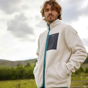 Sale TOG24 Cameron Mens Sherpa Fleece Warm Cloud