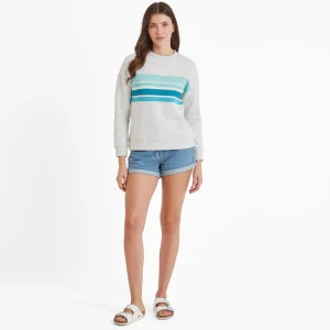 New TOG24 Carolina Womens Sweatshirt Ice Grey Marl