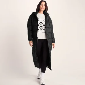 Fashion TOG24 Cautley Womens Long Padded Jacket | Black