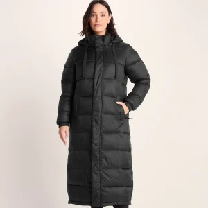 Fashion TOG24 Cautley Womens Long Padded Jacket | Black