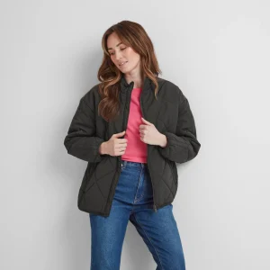 Discount TOG24 Cirnan Womens Packaway Padded Jacket Washed Black