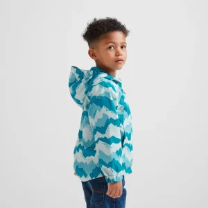 Discount TOG24 Copley Kids Waterproof Jacket Mosaic Blue Mountain | Mosaic Blue Mountain Print