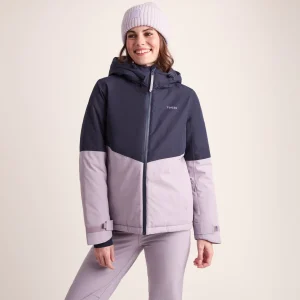 Best TOG24 Corvara Womens Ski Jacket Oxford Blue/Lavender Grey