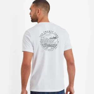 Sale TOG24 Country Men's T-Shirt In Optic White |