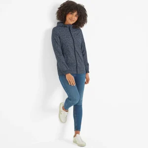 Discount TOG24 Craven Womens Waterproof Packaway Jacket DK Indigo | Dk Indigo Abstract Print