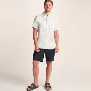 Fashion TOG24 Credo Mens Cargo Shorts Dark Indigo