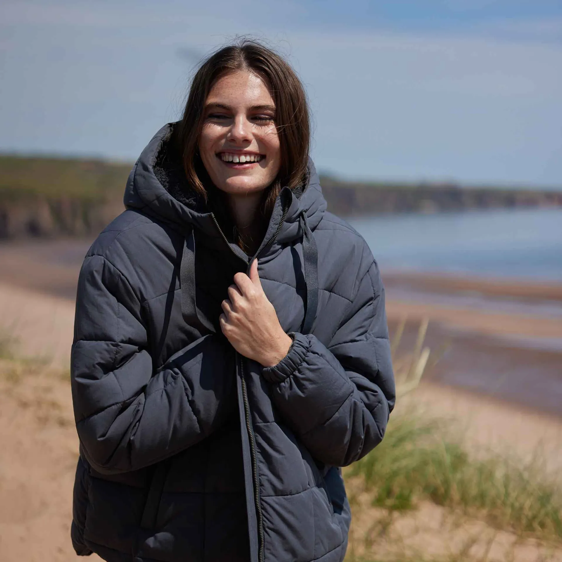 else-womens-heavy-padded-short-jRfdojKC-4.webp Outlet TOG24 Else Womens Heavy Padded Short Jacket Washed Blue