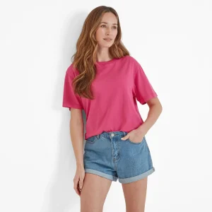 New TOG24 Erica Womens T-Shirt Hibiscus Pink
