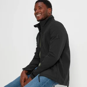 Clearance TOG24 Feizor Mens Shower Resistant Softshell Jacket Black