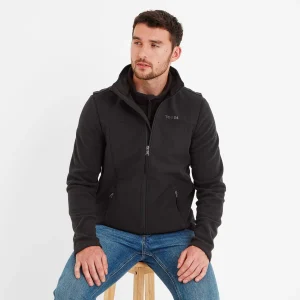 Fashion TOG24 Feizor Mens Shower Resistant Softshell Gilet Black