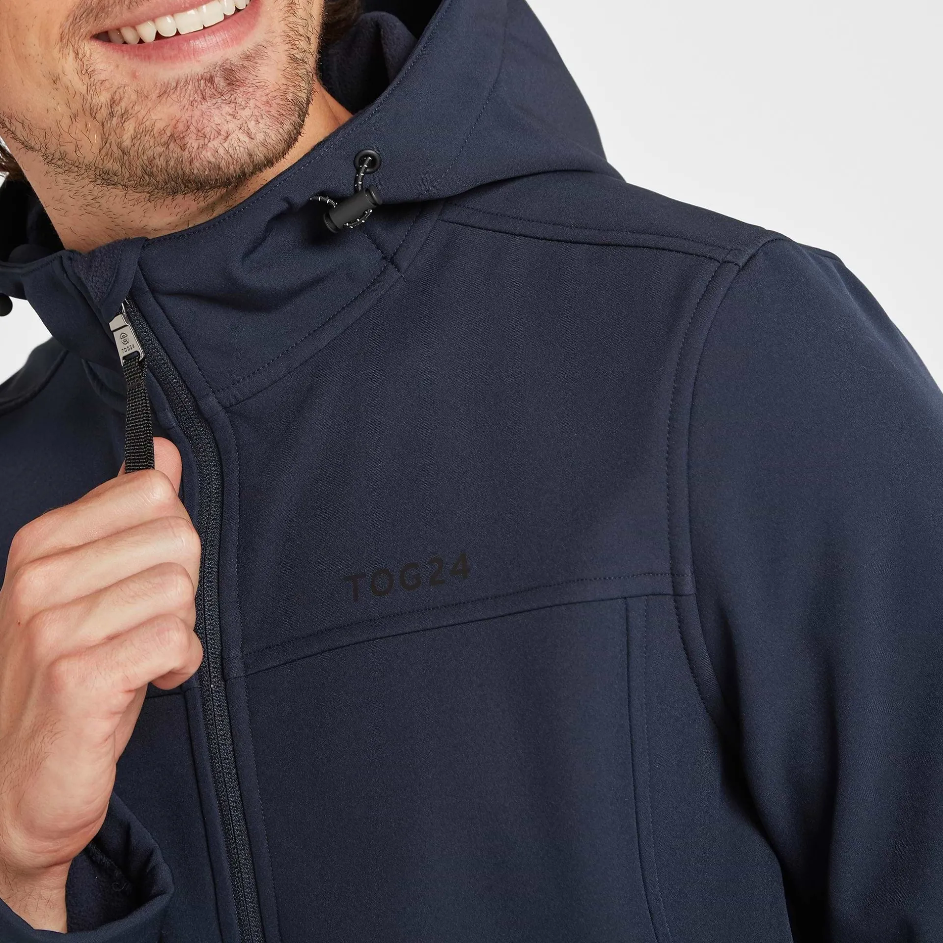 feizor-mens-showerproof-softsh-wTgwOmLf-5.webp Best TOG24 Feizor Mens Showerproof Softshell Hooded Jacket | Navy