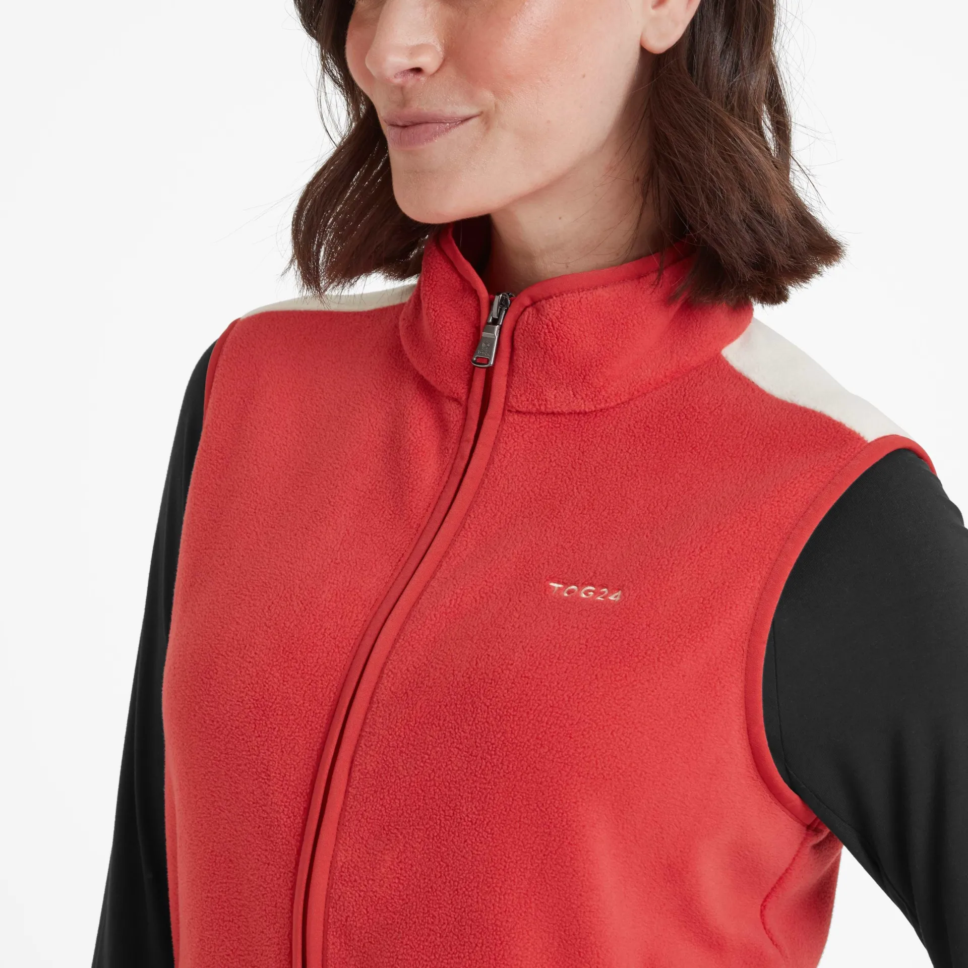 fordley-womens-microfleece-gil-hUMDaWuo-4.webp Outlet TOG24 Fordley Womens Microfleece Gilet Cranberry/Vanilla