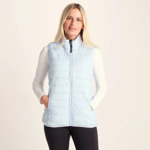 Clearance TOG24 Gibson Womens Insulated Lightweight Gilet | Ice Blue