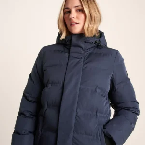 Fashion TOG24 Glaston Womens Parka Dark Indigo