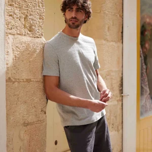 New TOG24 Goodman Mens T-Shirt Light Grey Marl