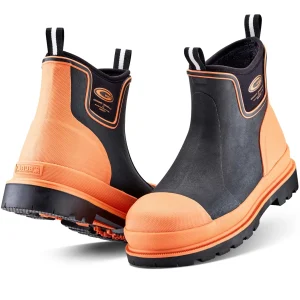 Outlet TOG24 Grubs Boots Ceramic Mens Ankle Wellington Boots | Orange
