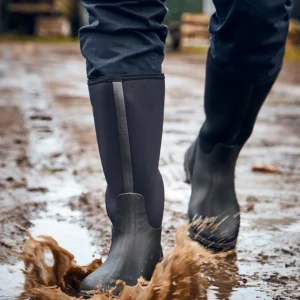 New TOG24 Grubs Boots Frostline Unisex Classic Wellies Black