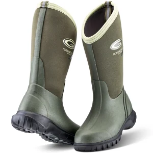 New TOG24 Grubs Boots Tideline Wellies Unisex Green