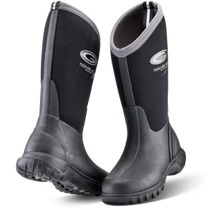 Discount TOG24 Grubs Boots Tideline Wellies Unisex Black