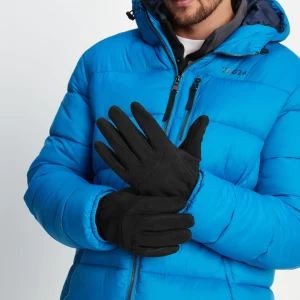 Fashion TOG24 Gust Windproof Fleece Gloves Black