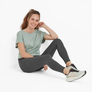 Outlet TOG24 Haller Women's Tech Leggings In Dark Grey Marl |