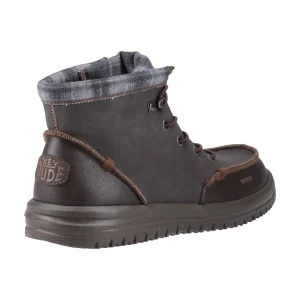 Clearance TOG24 HEYDUDE Bradley Classic Mens Boots Brown