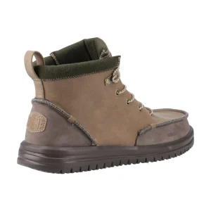 Clearance TOG24 HEYDUDE Bradley Tumbled Classic Mens Boots Nut