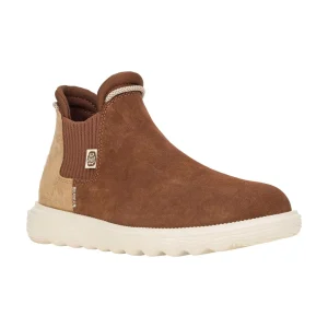 Best TOG24 HEYDUDE Branson Suede Novelty Womens Boots | Brown/Snake