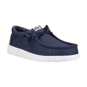 Best TOG24 HEYDUDE Wally Mens Canvas Shoe Navy
