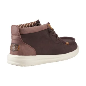 Fashion TOG24 HEYDUDE Wally Mid GripR Mens Boots Mole Brown/Downtown